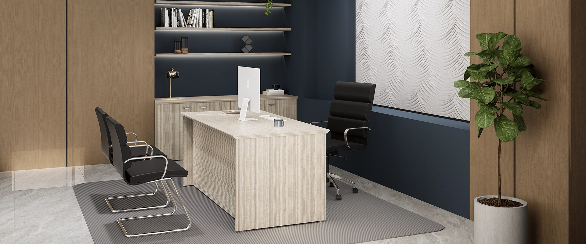 Credenza 4 Puertas 182 x 53 x 75 cm Filo