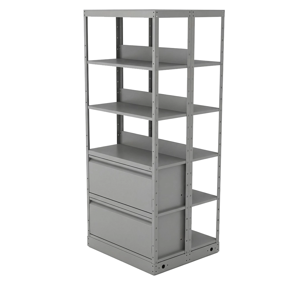 Archivero con 2 gavetas horizontales