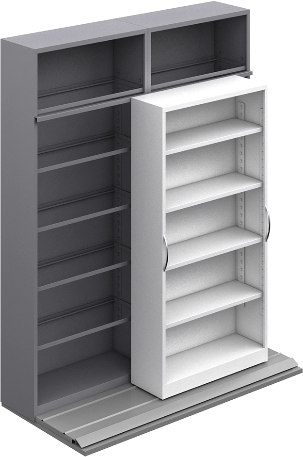 Librero móvil configuración inicial