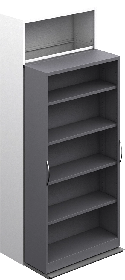 Librero móvil sección adicional