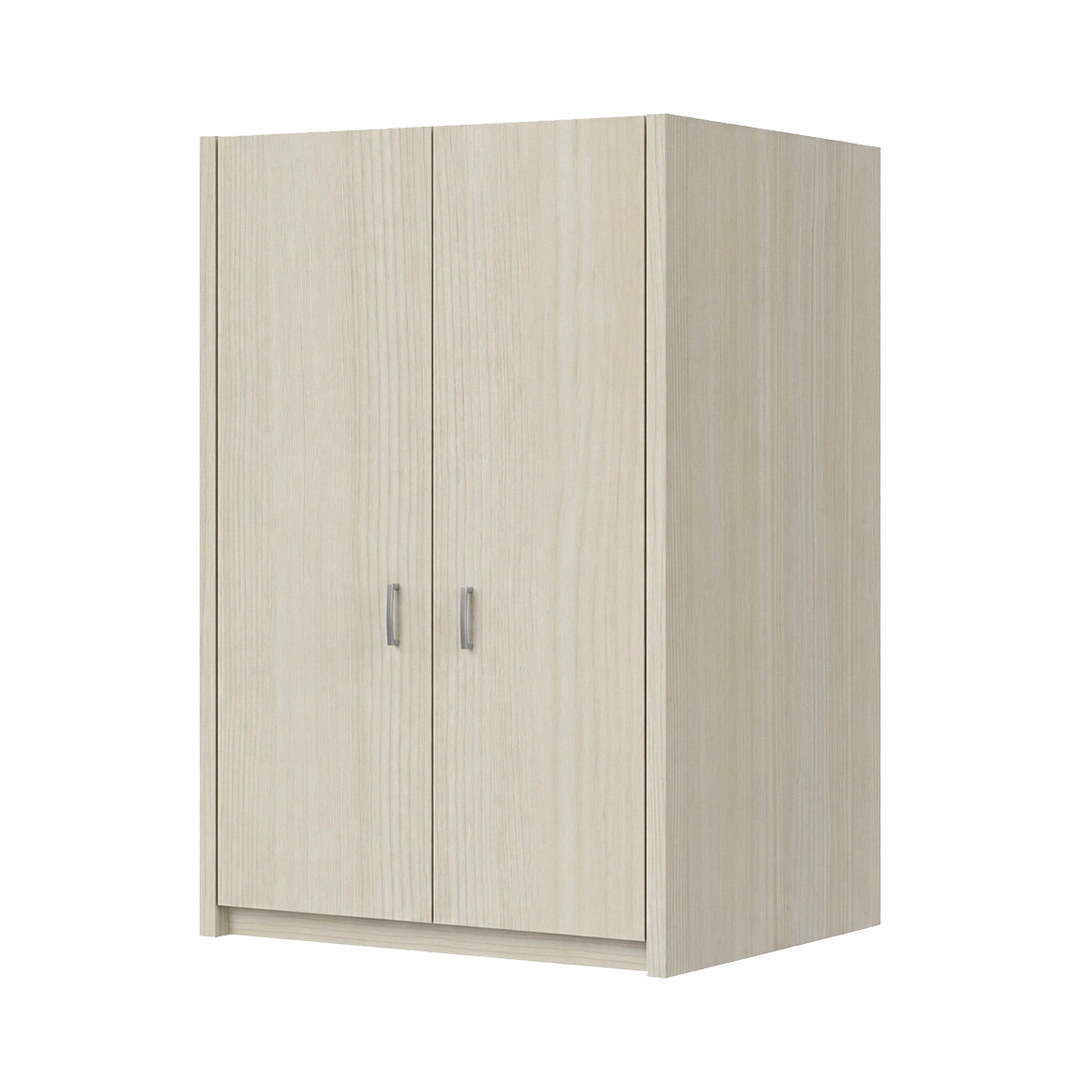 Hutch with doors mounted to lateral file 