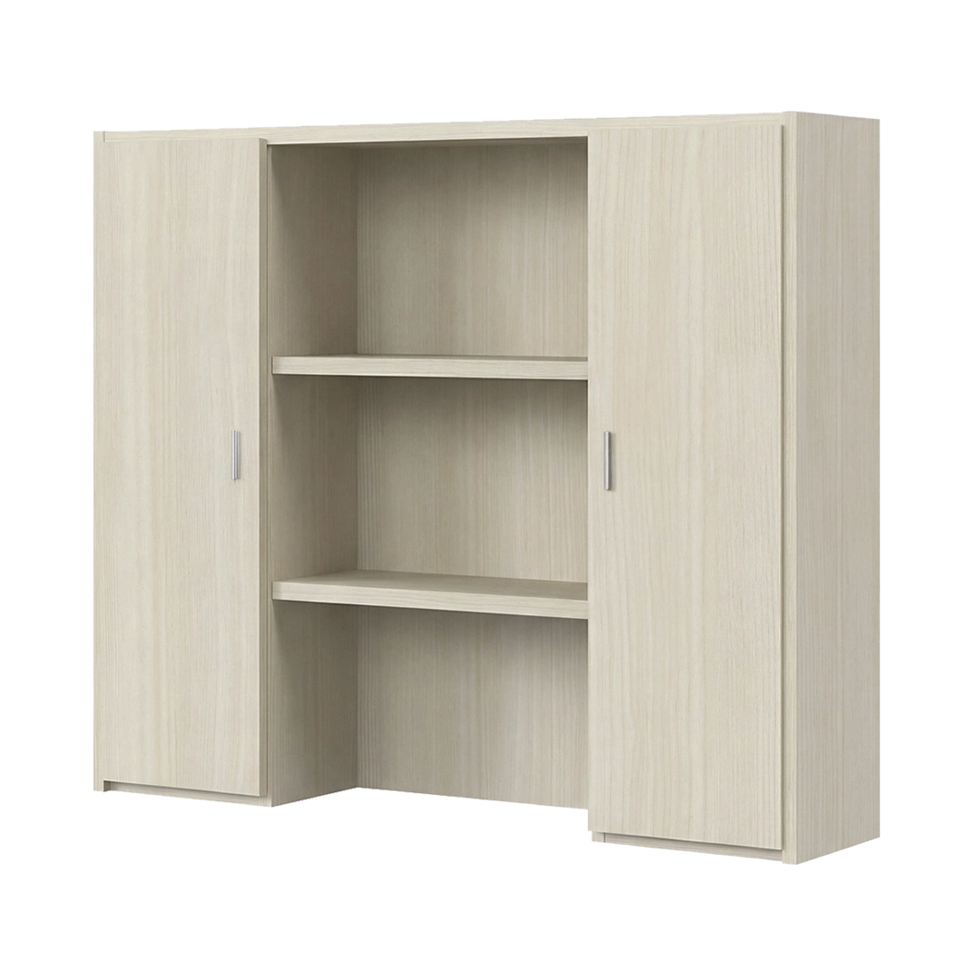 Hutch with doors and shelves 