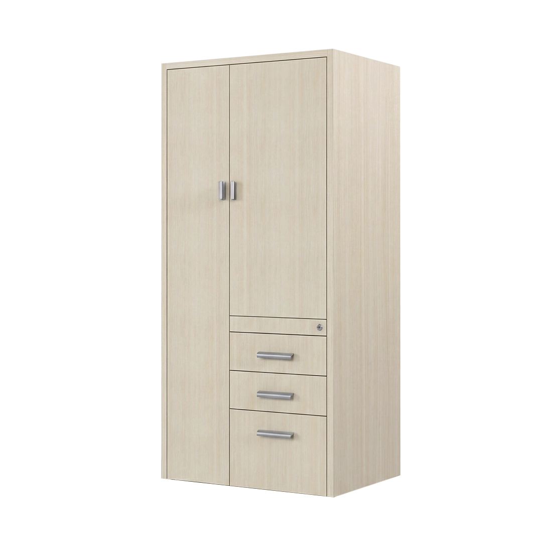 Storage with wardrobe cabinet