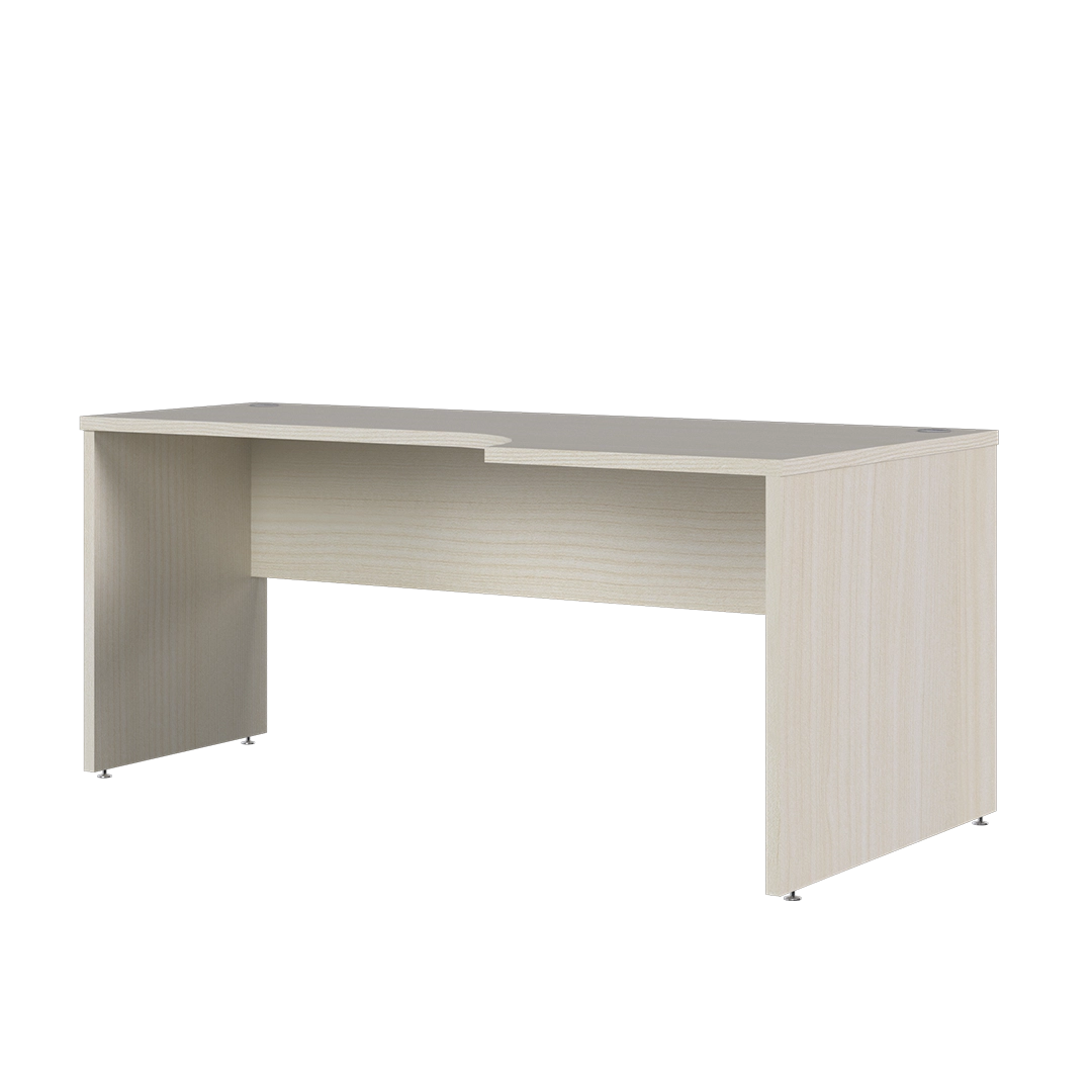 Extended corner credenza