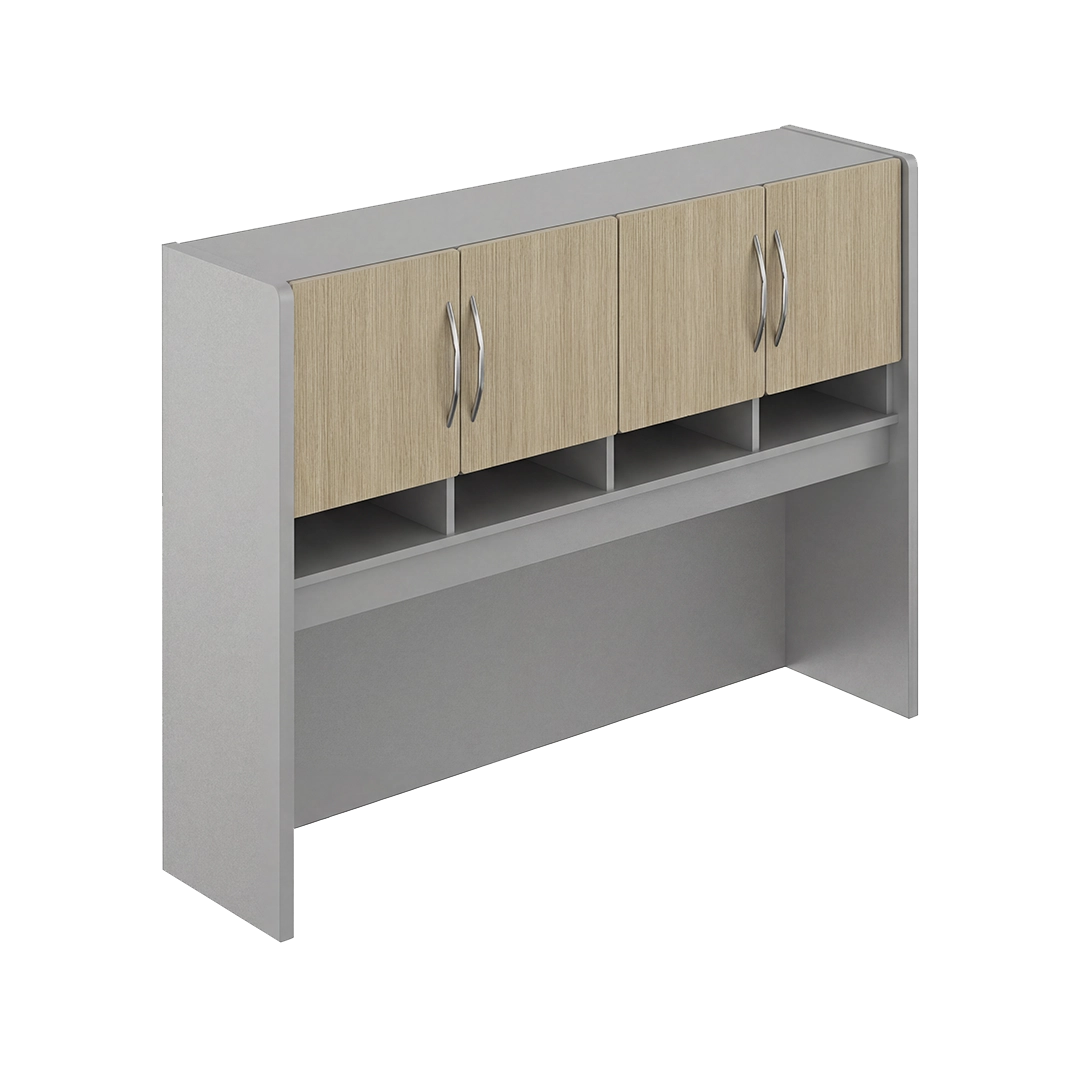 Librero sobre Credenza Papelera