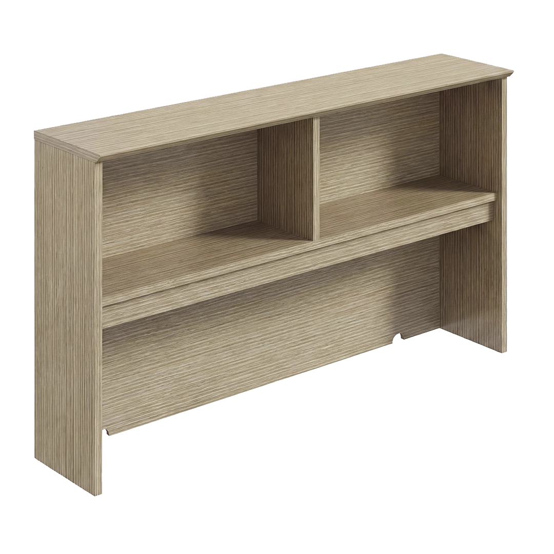 Librero sobre credenza