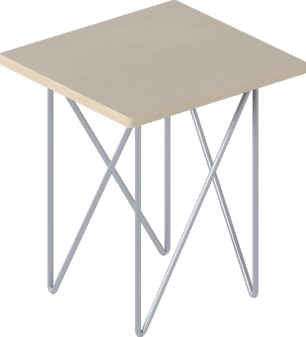 Mesa lateral cuadrada