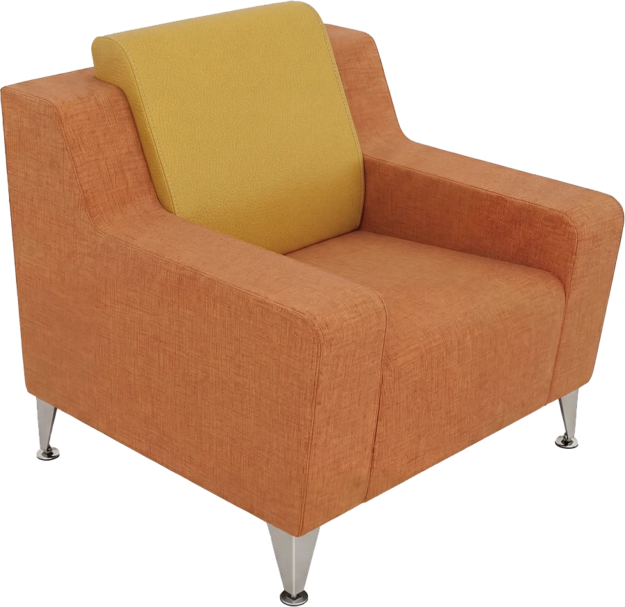 Silla con brazos bajos