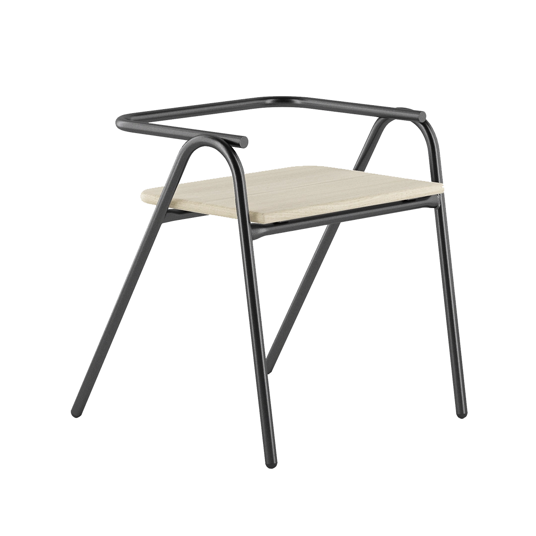 Silla Respaldo Medio Hurdle - Exterior