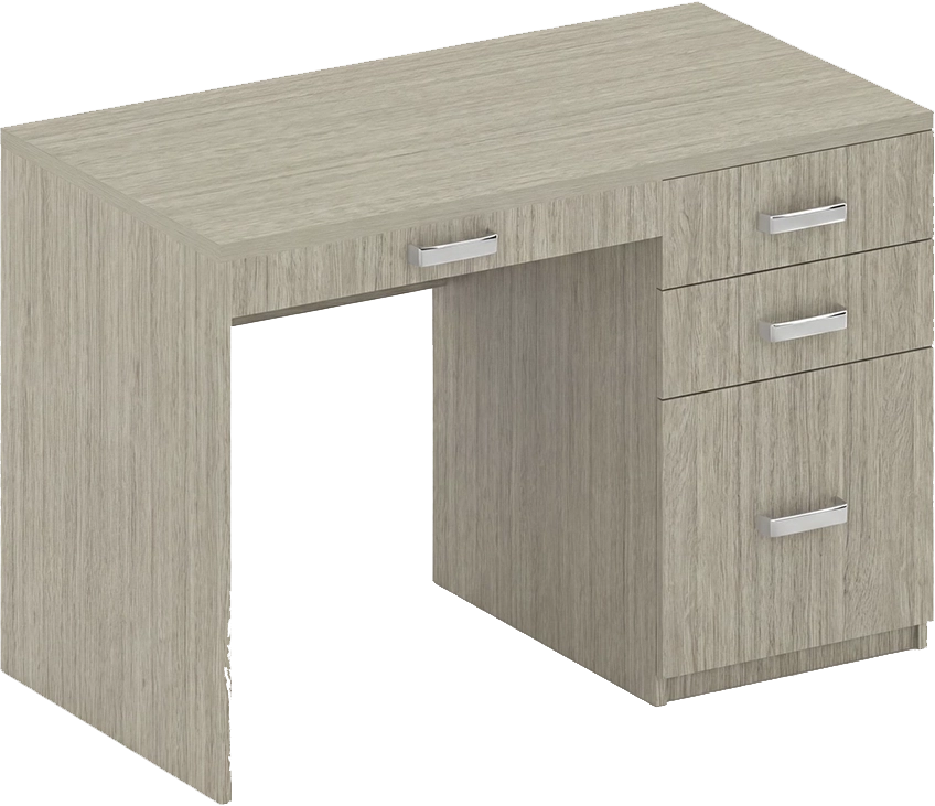 MDF laminate pedestal desk