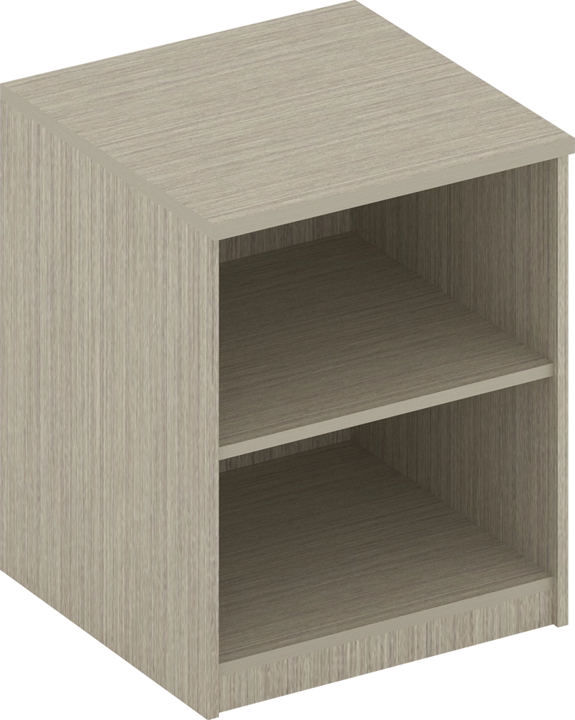Laminate case open night stand