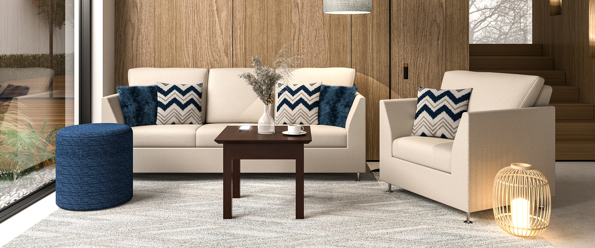 Sillon 2 Plazas Prisma