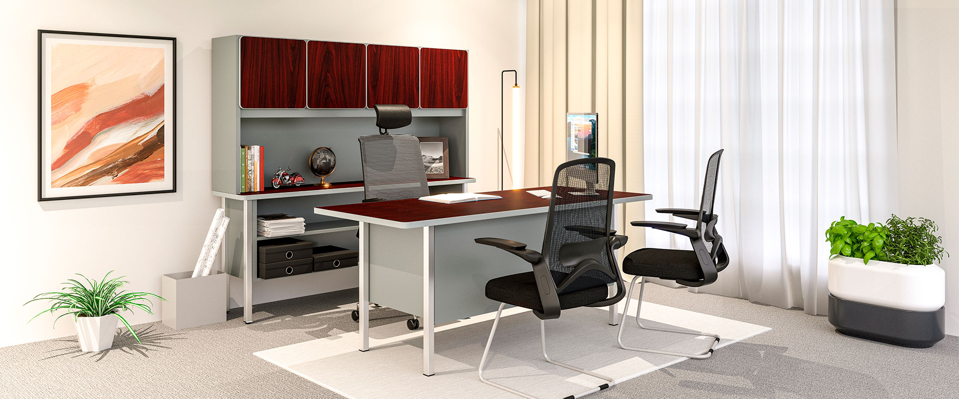 Executive group 72 x 81 x 66" Concord