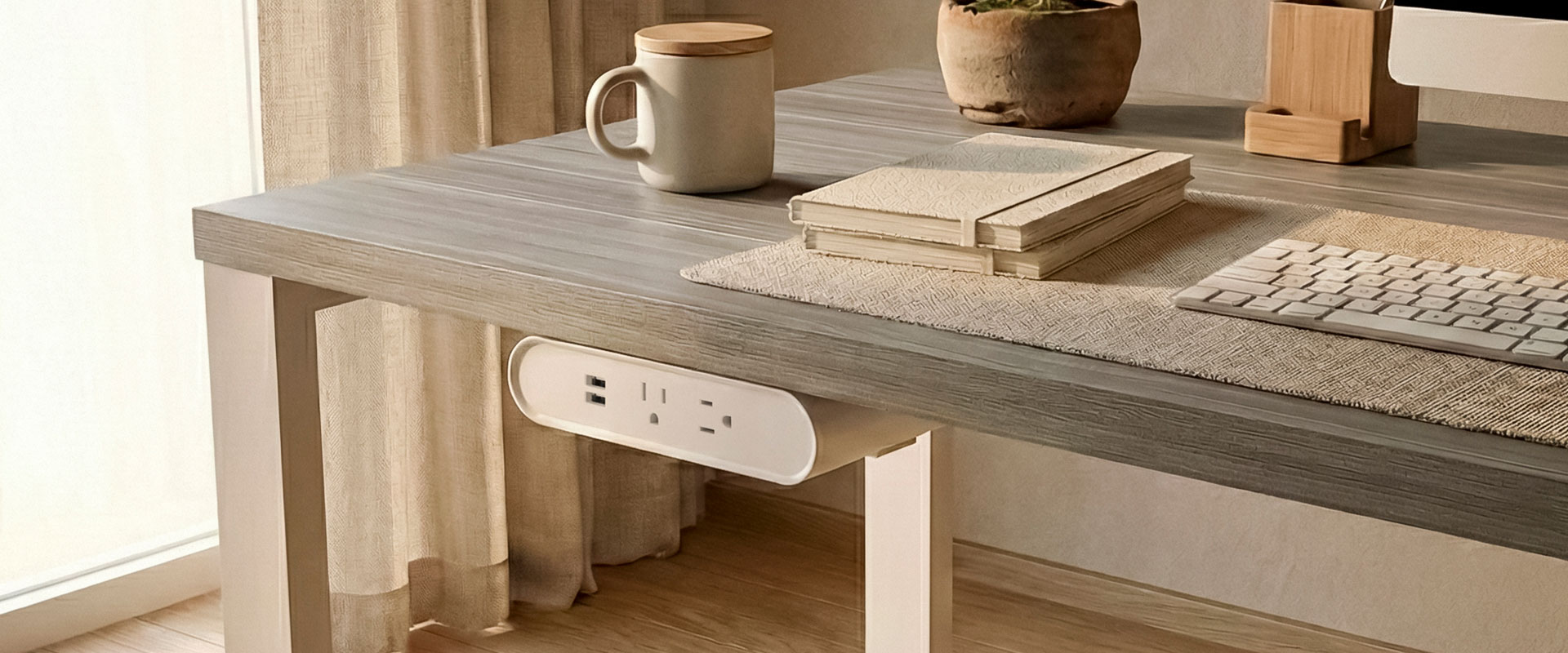 Multicontacto Miki 1 Toma/1 USB A+C 274 cm