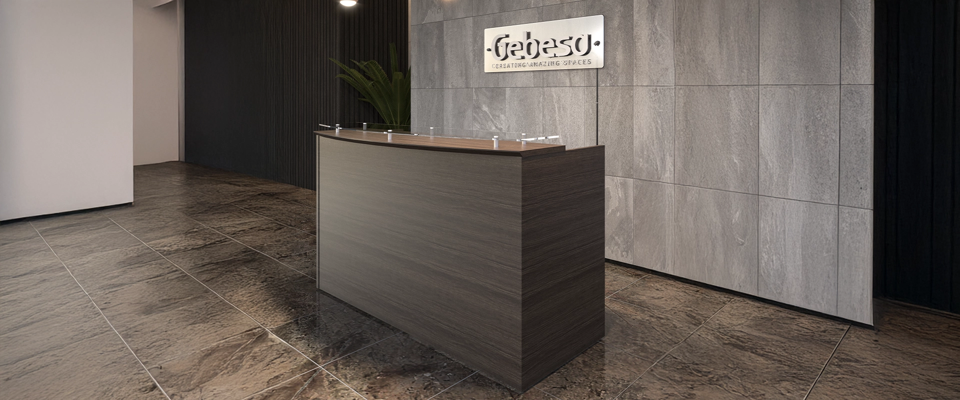 Recepcion Recta 183 x 93 x 110 cm Filo