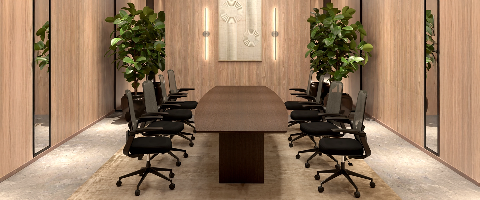 Mesa de Juntas 240 x 105 x 75 cm Filo