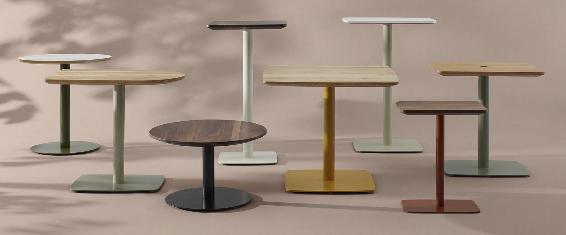 Mesa Rectangular con 2 Bases 75 x 150 x 75 cm Onesima