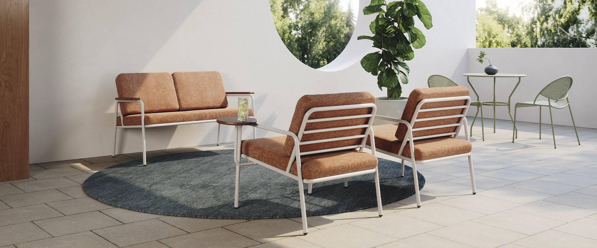 Sofá de dos plazas Rita