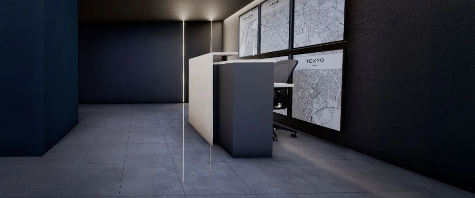 L-reception 71 x 61 x 45" Kenza