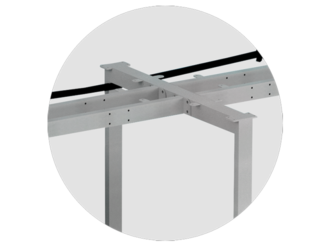 Larguero telescópico 