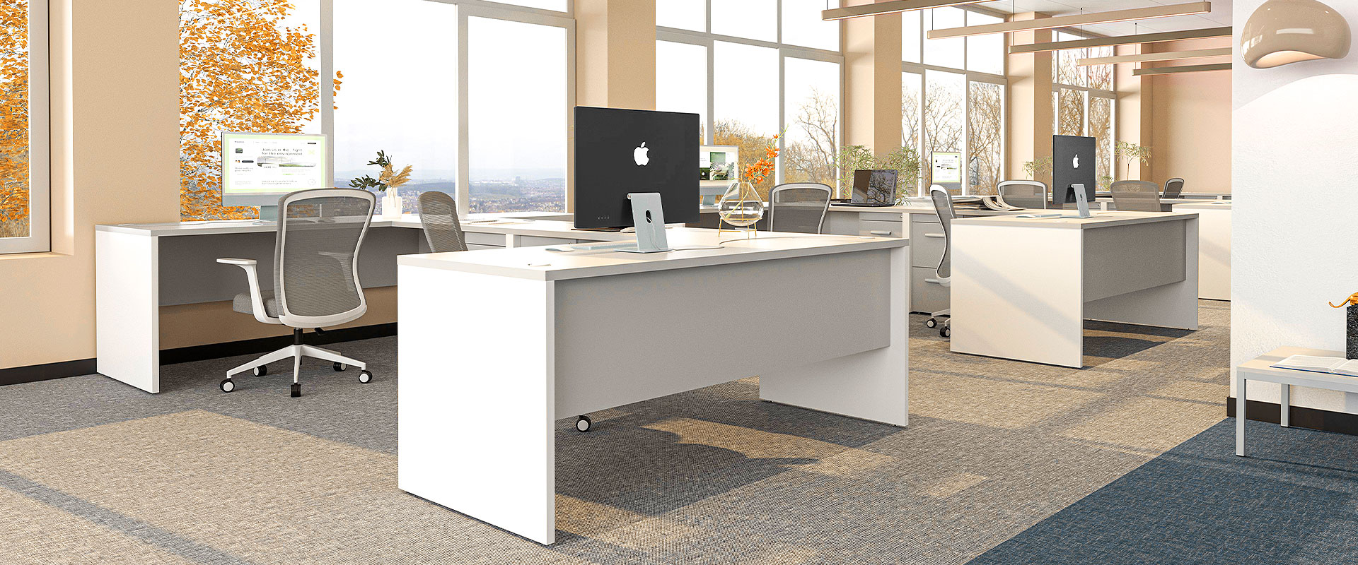 Mesa Bala Pata Cilindrica 4" 150 x 75 x 75 cm Prime