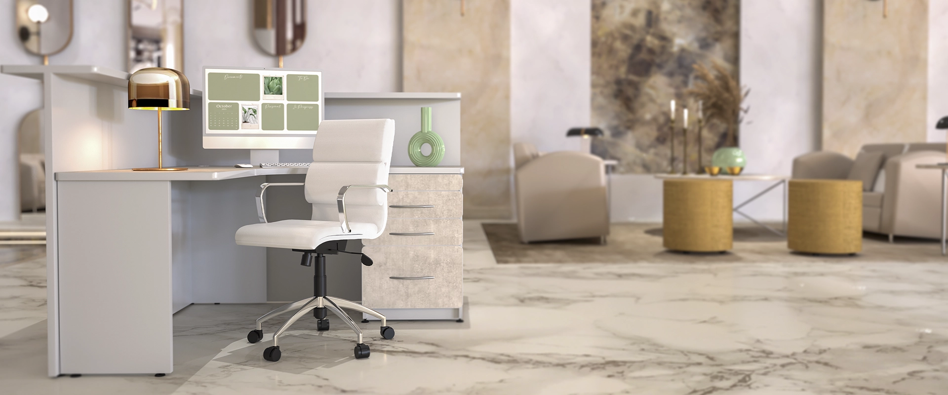 Modulo Recepcion 170 x 170 x 110 cm Spazio