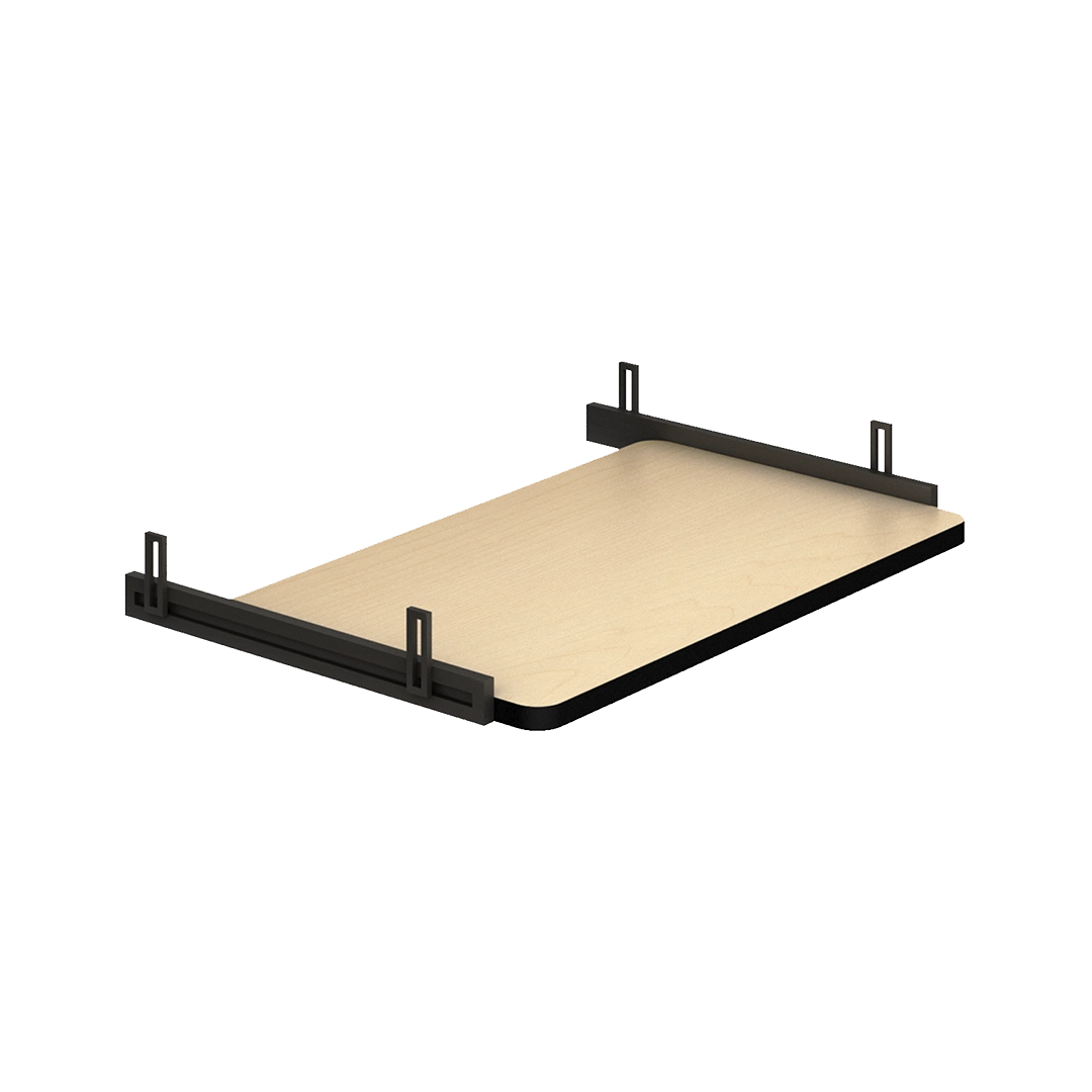 Porta teclado laminado corredizo