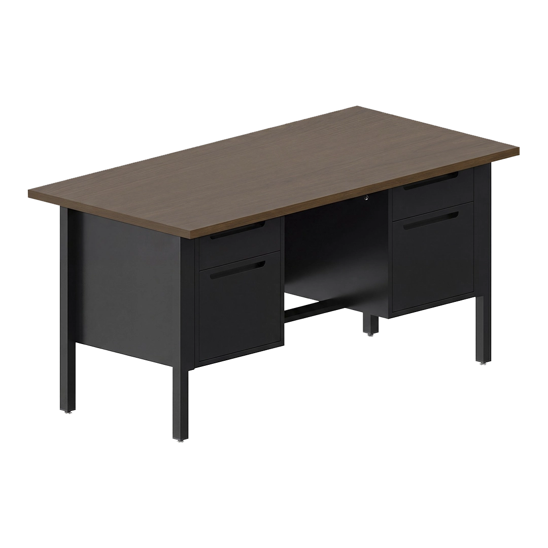 Double pedestal desk