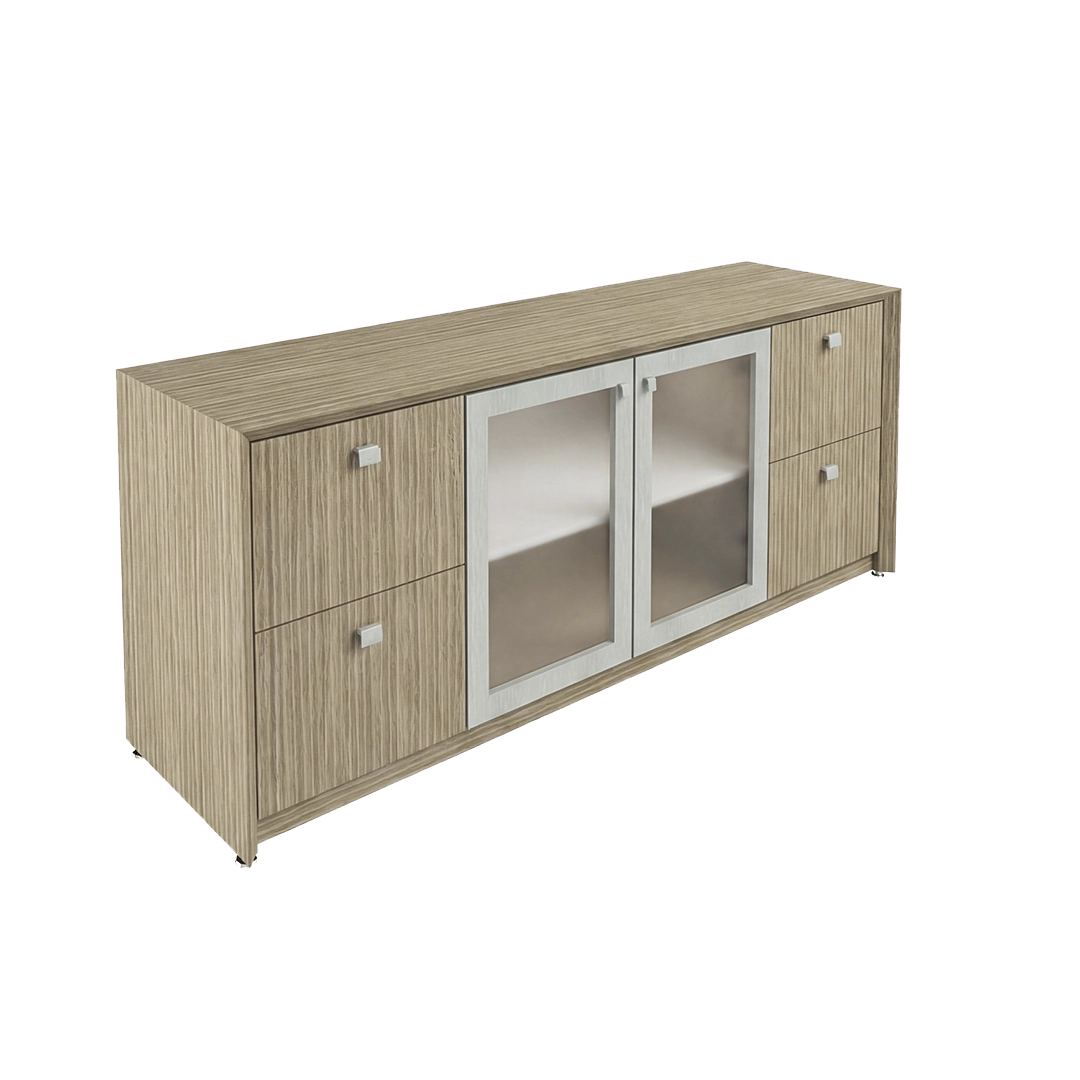 Credenza with doors