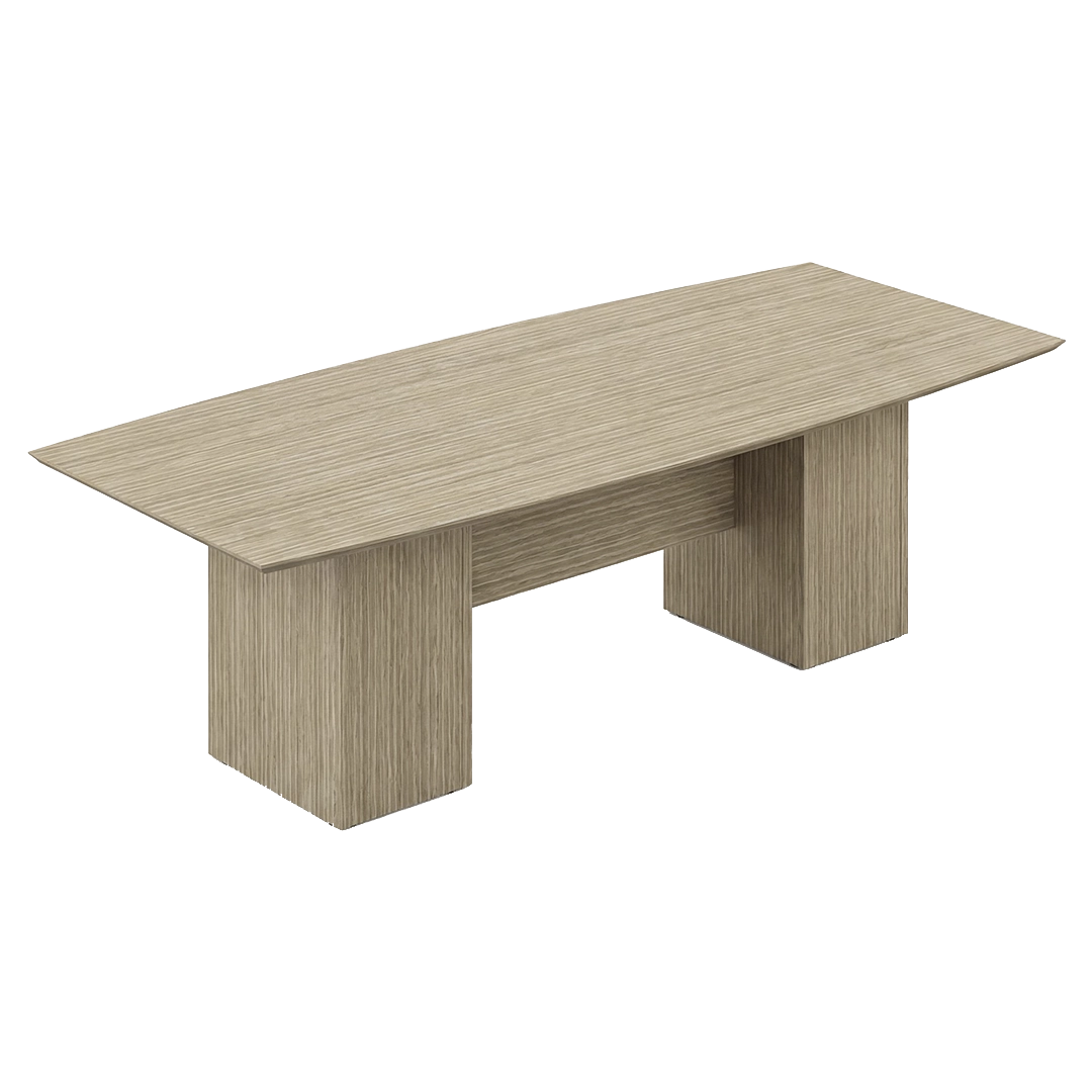 Boat-shape table