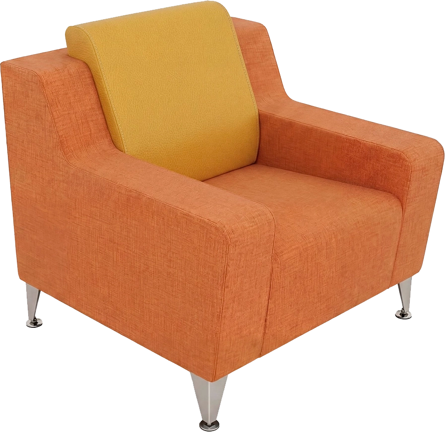 Silla con brazos bajos