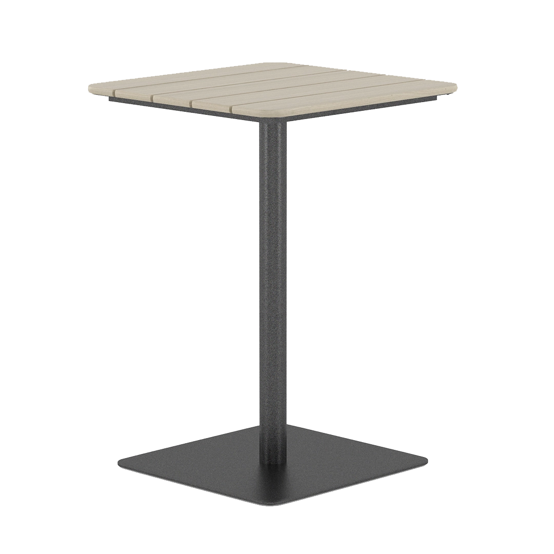 Mesa Exterior Cuadrada con Columna Bowen