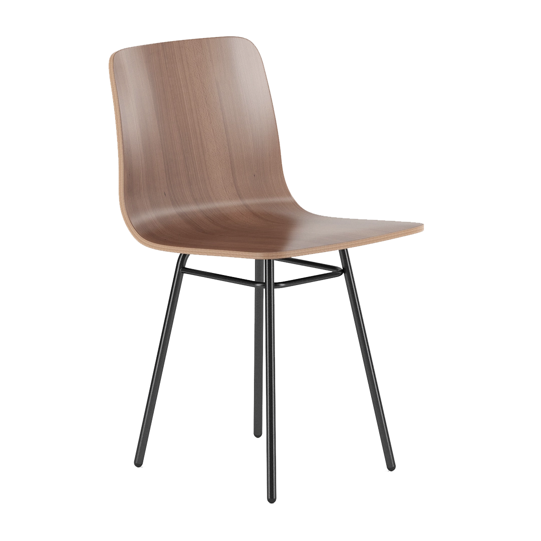 Silla Base 4 Patas Harper Carcasa Madera