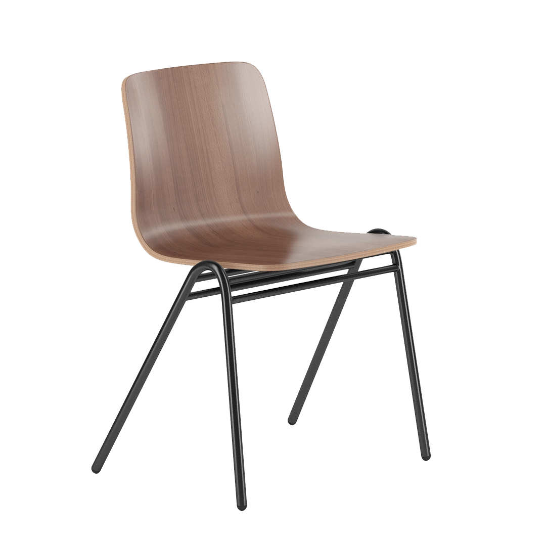 Silla Apilable Harper Carcasa Madera