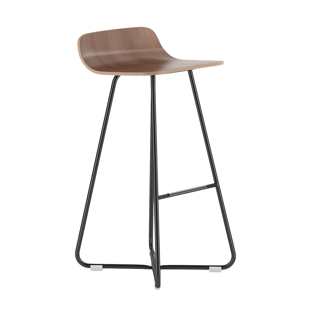 Banco de Bar Base X Harper Carcasa Madera